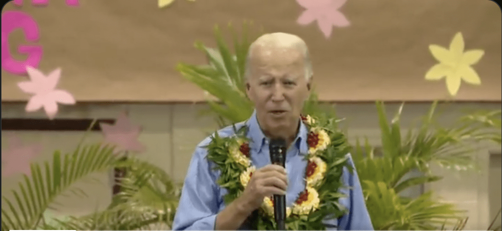 Biden Maui Kitchen Fire